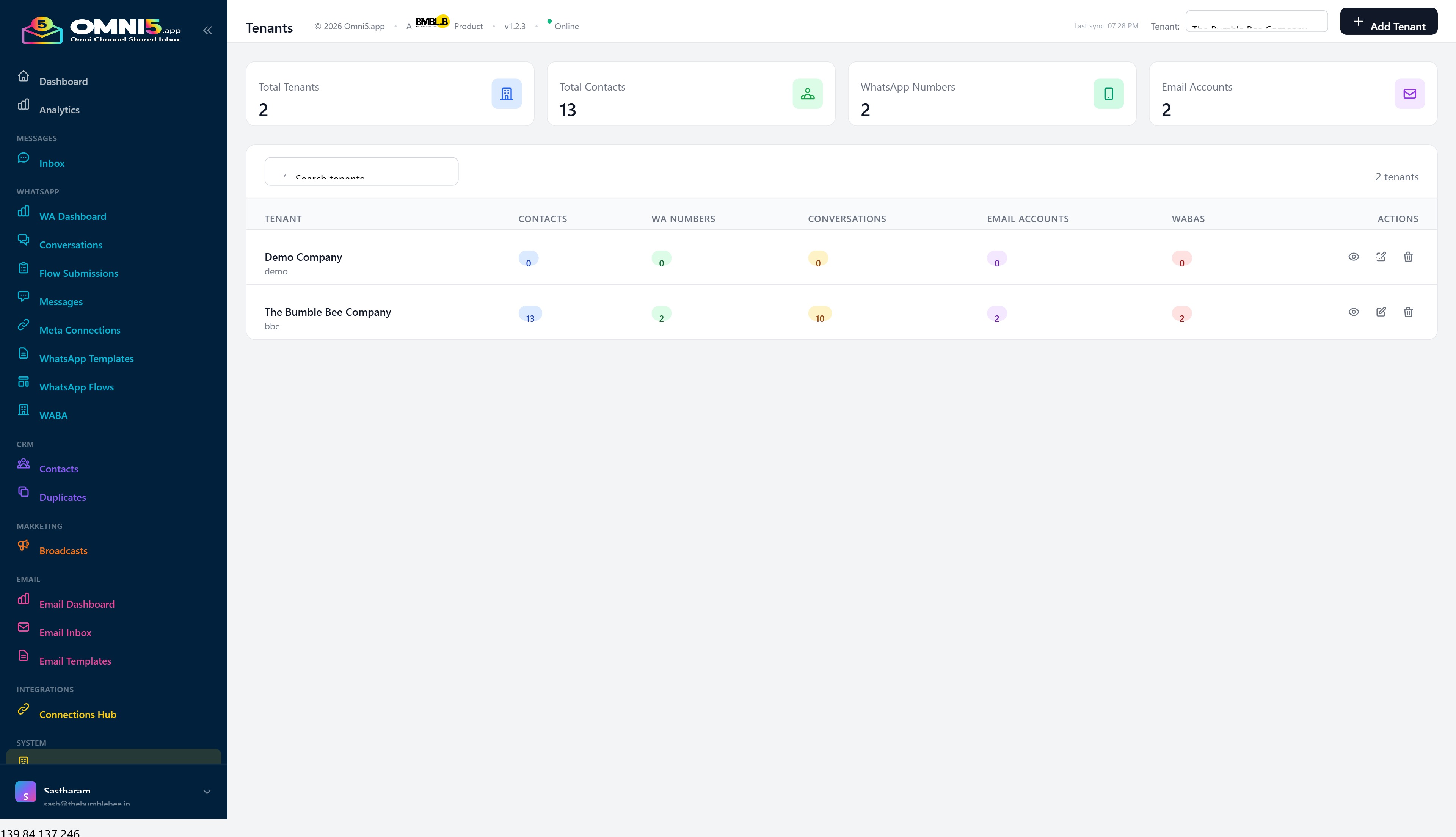 Multi-Tenant Support